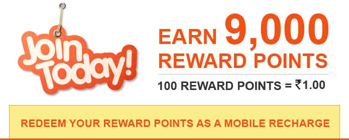 join now and get 9000 reward points